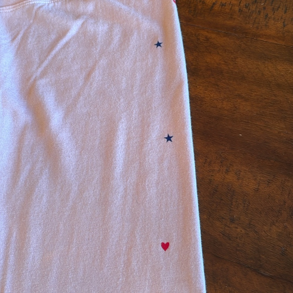 Sundry size 2 light pink sweatpants with stars and hearts down one side - Picture 2 of 5